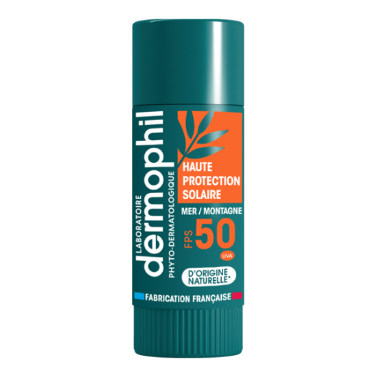 DERMOPHIL STICK SOLAIRE SPF50+ NAT