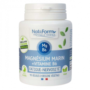 Magnésium marin vitamine B6 40 gélules