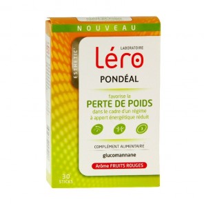 Léro pondéal fruits rouges 30 sticks