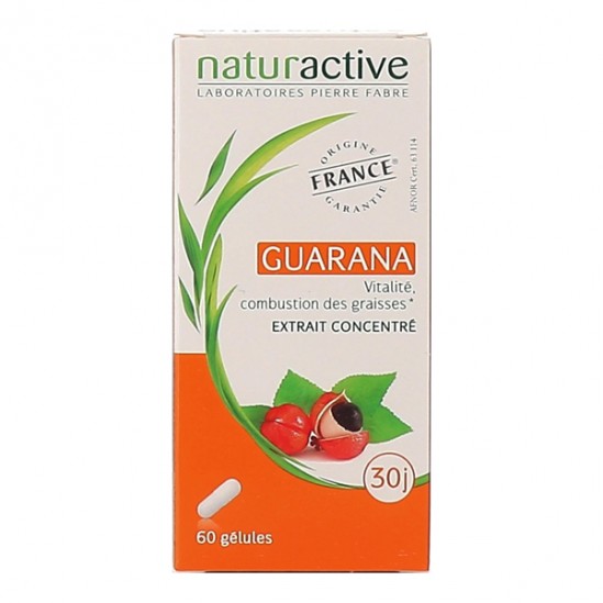 Naturactive guarana complément alimentaire boite 30 gélules