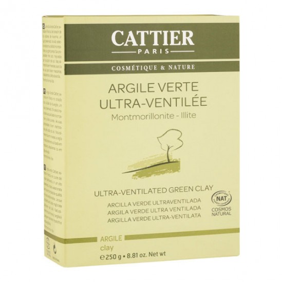 Cattier Argile Verte Ultra-Ventilée 250 g