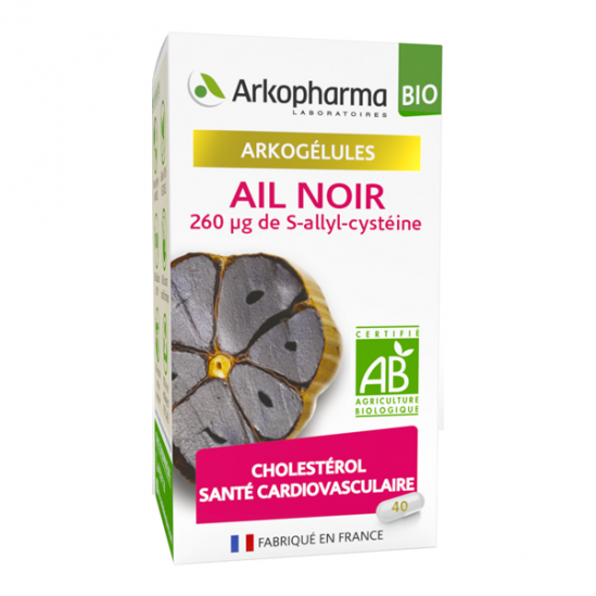 Arkopharma arkogélules ail noir bio 40 gélules