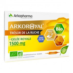 ARKOROYAL GELEE ROYALE1500MG BIO AMP 20