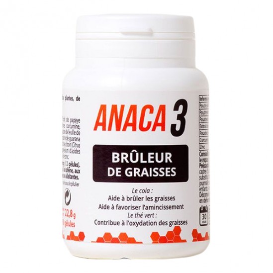 Anaca 3 brûleur de graisses 60 géllules 