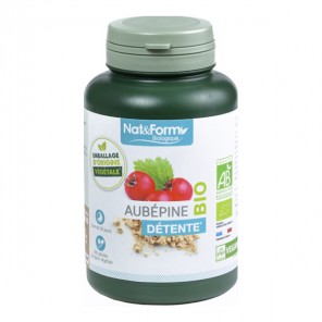 Nat&Form aubepine bio complément alimentaire 200 gélules