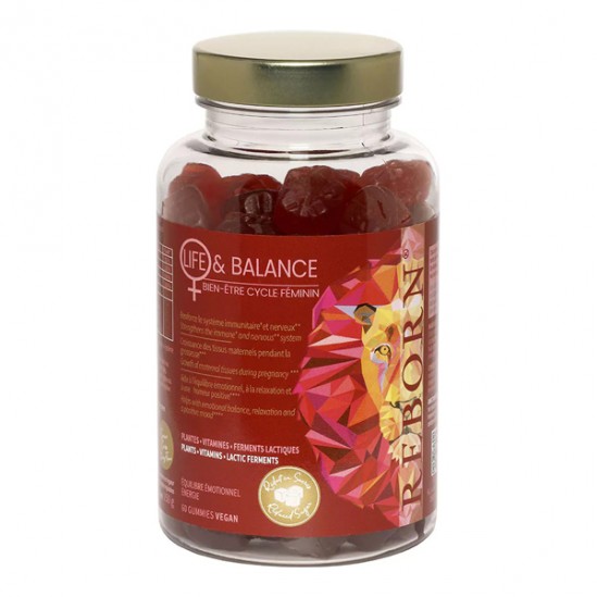 Reborn life & balance dynamiseur féminin 60 gummies