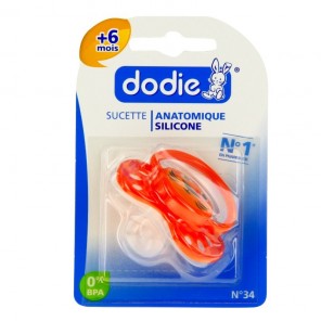 Dodie sucette animaux anatomique silicone 2ème âge 1 sucette