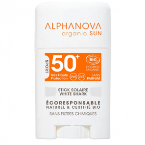 Alphanova sun très haute protection visage spf50+ blanc 12g