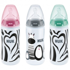 Nuk biberon fille first choice+ avec temperature control 0-6 mois 150ml