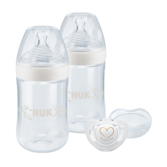 Nuk biberon fille first choice+ avec temperature control 0-6 mois 150ml