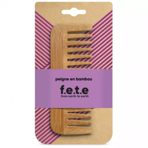 f.e.t.e peigne en bambou large