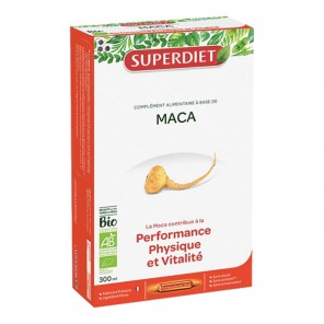 Superdiet maca bio 20 ampoules 15ml