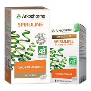 Arkopharma arkogélules bio spiruline 150 gélules + 45 gélules