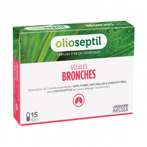 Olioseptil gèl bronches 15 Gélules