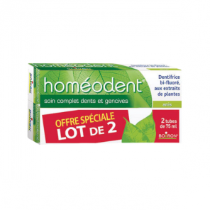 Boiron Homéodent Soin Blancheur Chlorophylle Lot de 2 x 75 ml