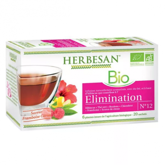 Herbesan bio infusion perte de poids n°15 20 sachets