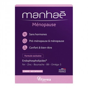 Vitavea Manhaé ménopause cure 2 mois 60 capsules