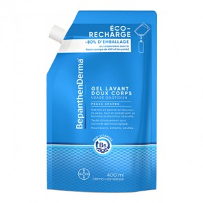 Bepanthen derma éco-recharge gel lavant doux corps 400ml