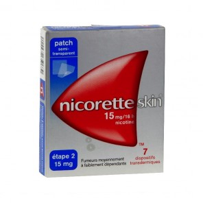 Nicoretteskin 15mg/16heures 7 dispositifs transdermiques