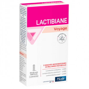 Pileje Lactibiane voyage 14 gélules