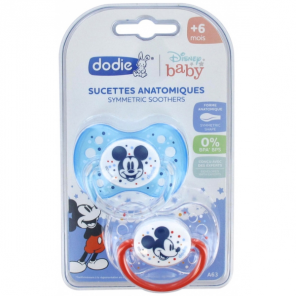 Dodie Sucette Duo Mickey Plus de 6 Mois