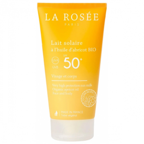 La rosée lait solaire à l’huile d’abricot BIO SPF50+