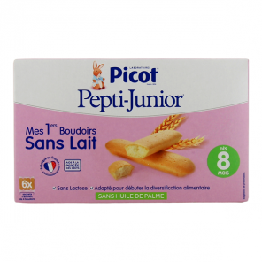 Picot Pepti-Junior Mes 1ers Boudoirs sans lait dès 8 mois 6 sachets