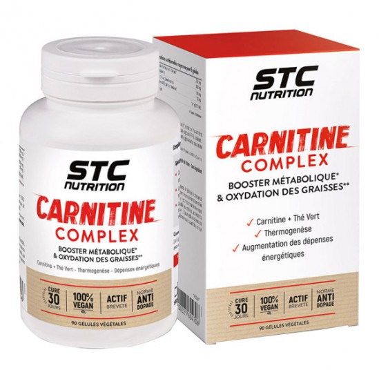 STC Nutrition Carnitine complex brules graisses 90 gélules