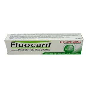 Fluocaril dentifrice menthe bi-fluore 250 mg 125 ml