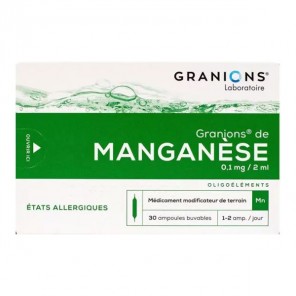 Granions® Manganèse 30 ampoules 2ml