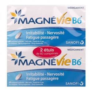 MAGNEVIE B6 100MG/10MG CP PELL PLQ/120X2