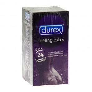 Durex feeling gossamer extra 24 préservatifs