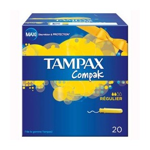 Tampax compak régulier 20 tampons