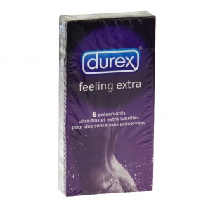 Durex feeling gossamer extra 6 préservatifs