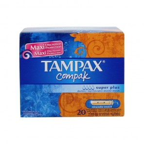 Tampax compak super plus 20 tampons