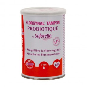 Saforelle Florgynal compact probiotique normal 9 tampons