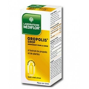 Mediflor Oropolis Sirop pour la Gorge goût Miel Citron 125ml