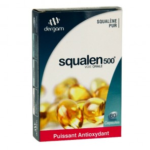 Dergam squalen 500 60 gélules